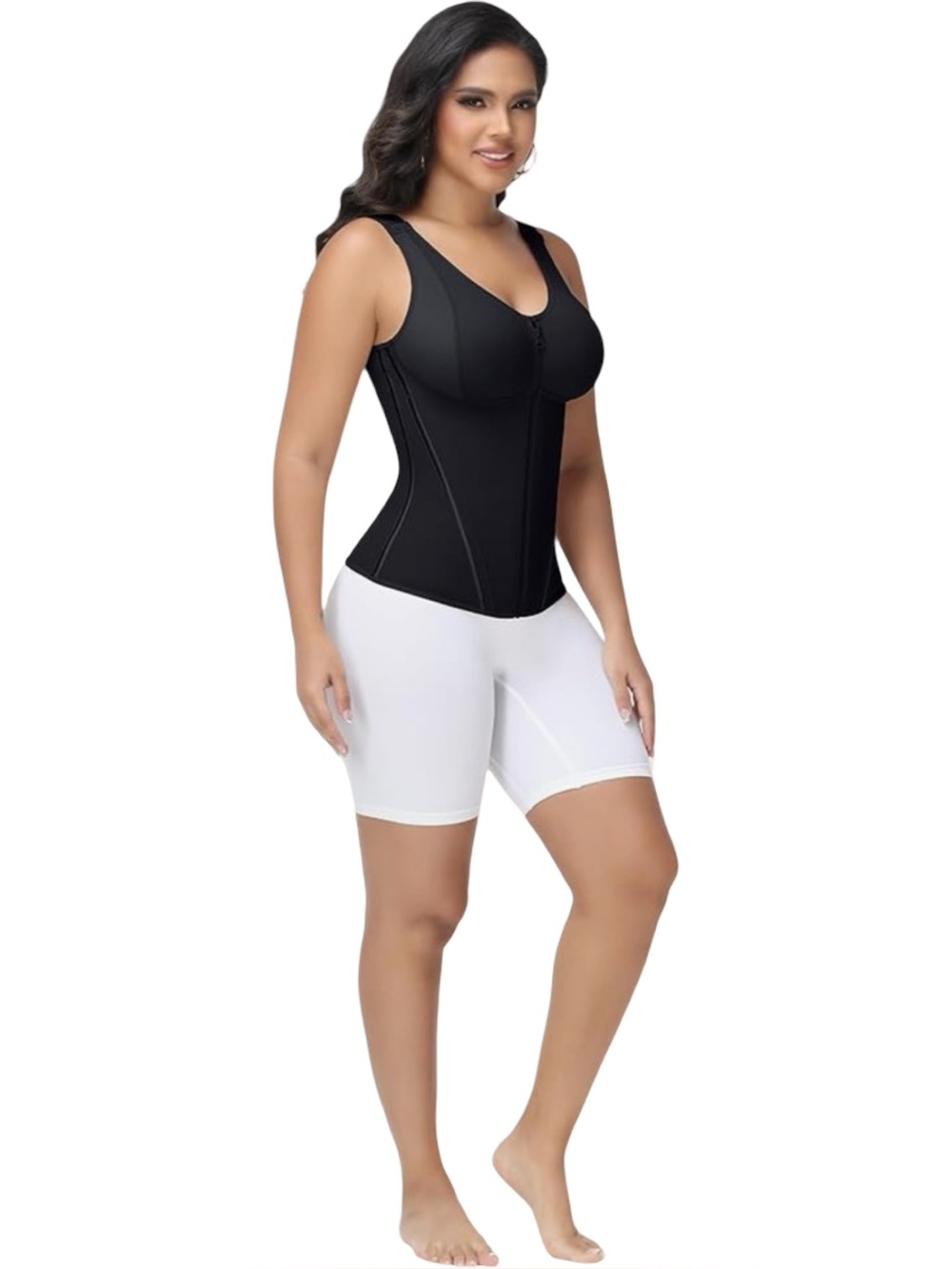 SHAPSHE Corset Waist Trainer Women Shapewear Tummy Control Workout Faja Black L - Picture 2 of 12